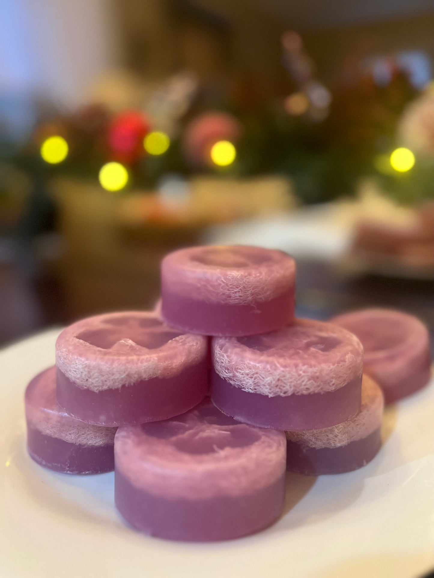 LAVENDER LOOFAH NATURAL SOAP