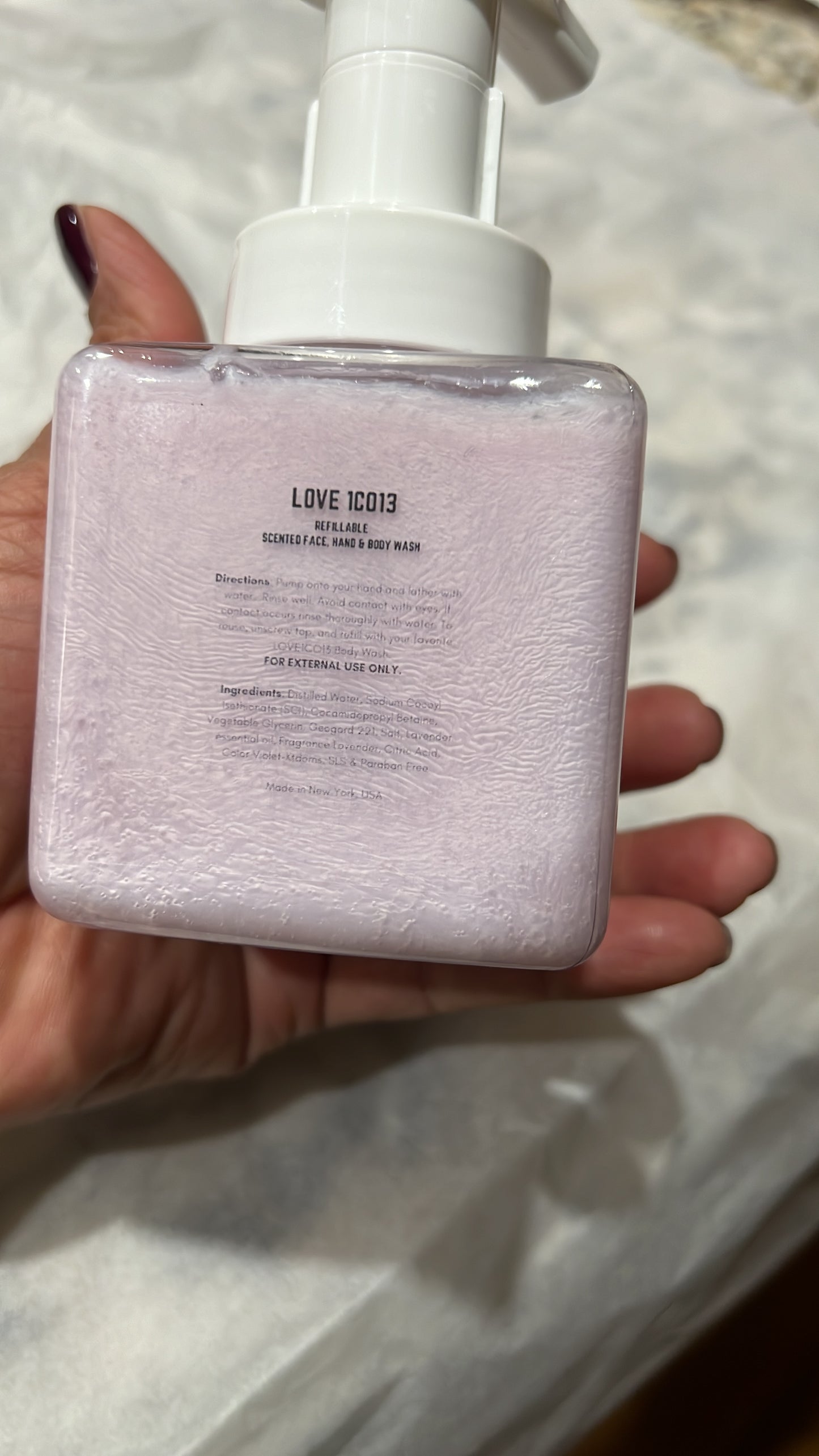 Lavender Natural Face & Body Wash