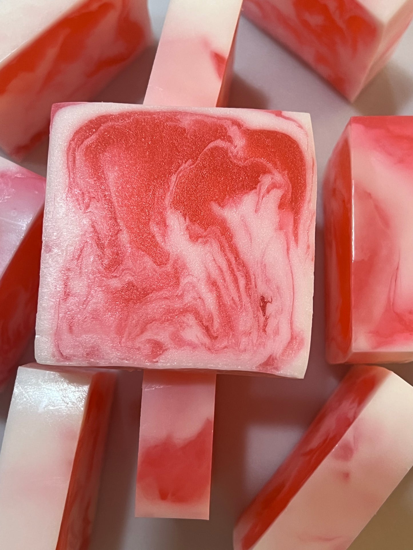 Peppermint Candy Cane Natural Soap