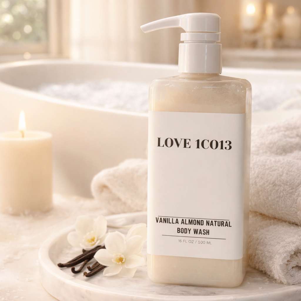 Vanilla Almond Natural Body Wash