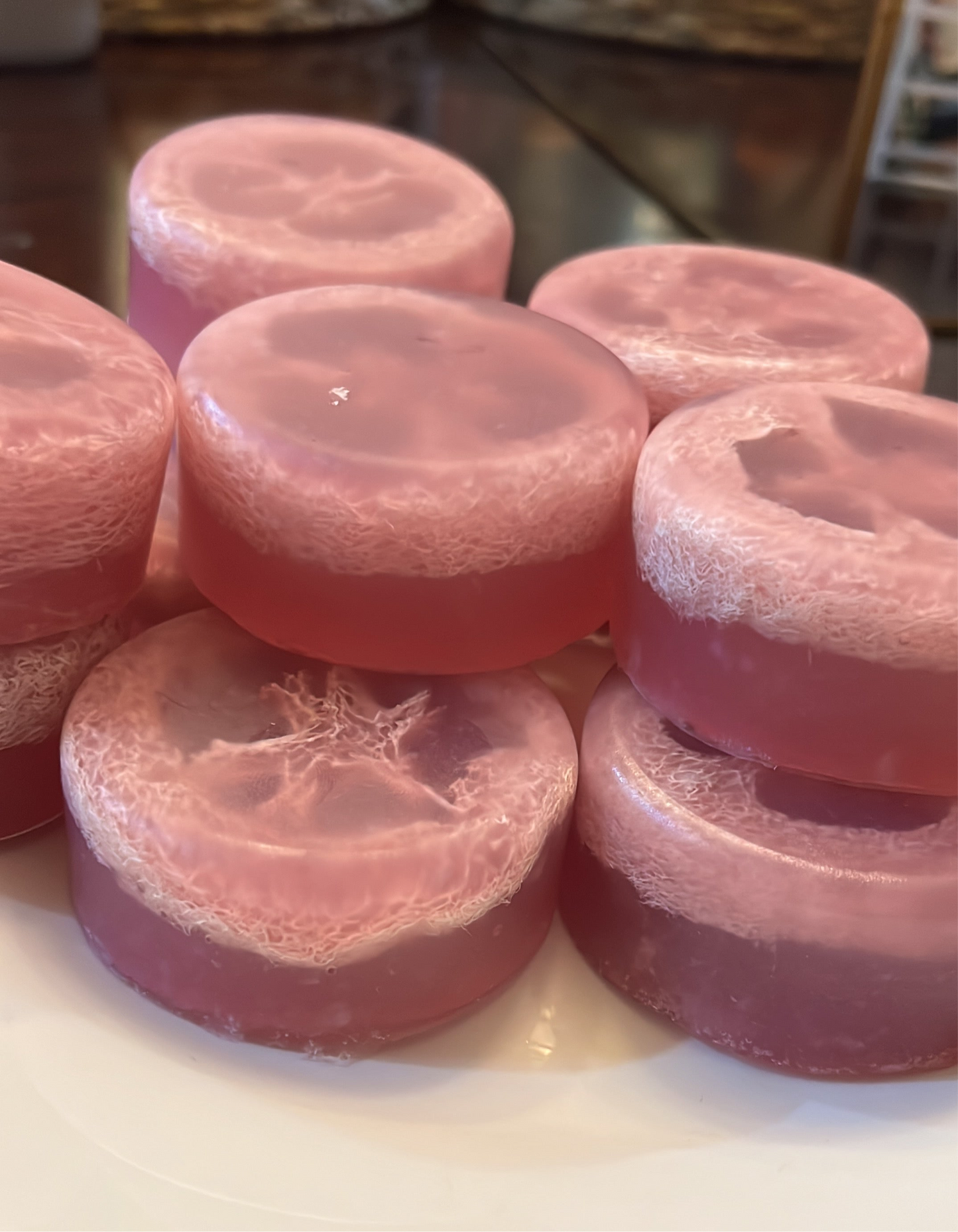 LAVENDER LOOFAH NATURAL SOAP