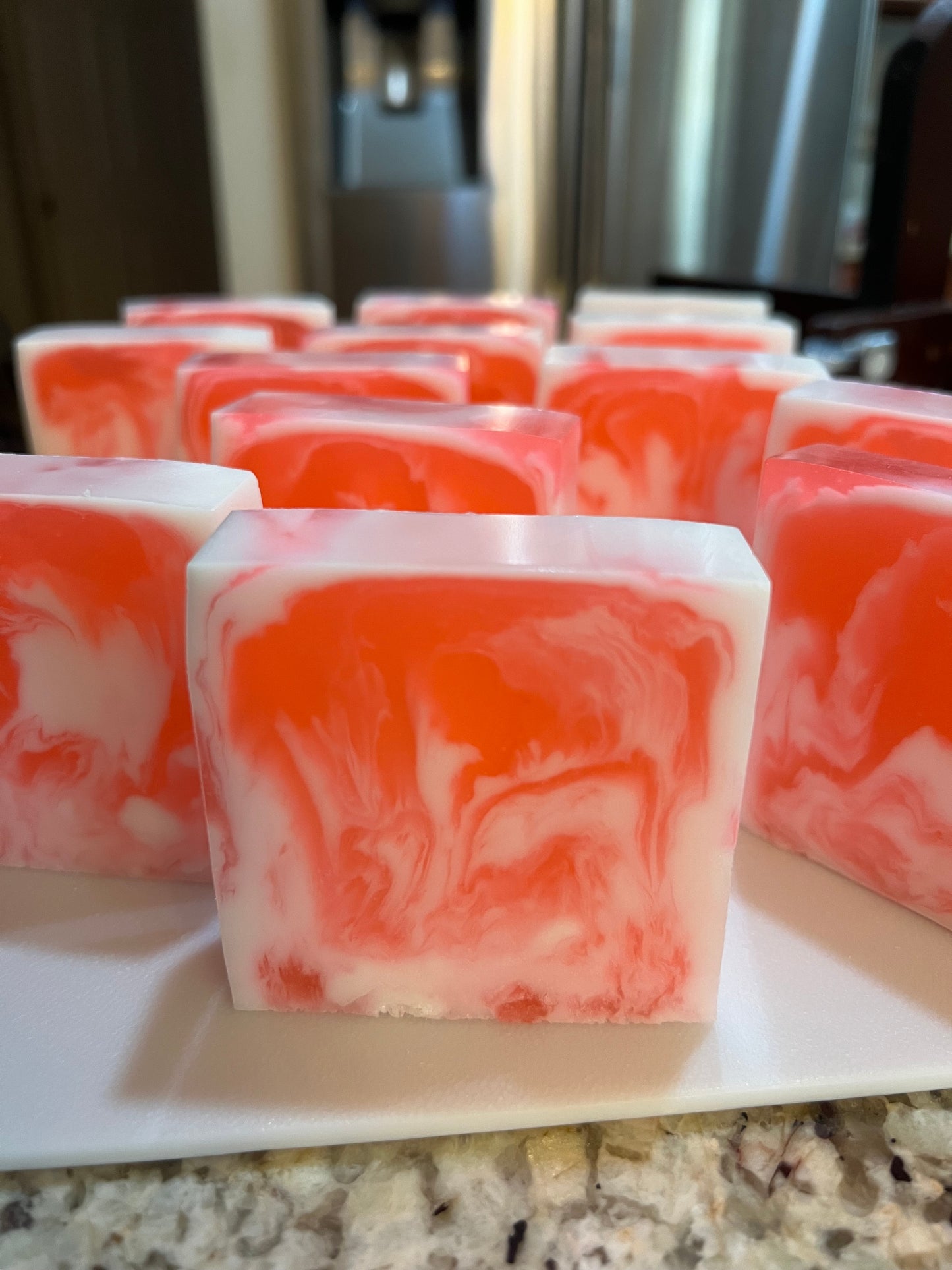 Peppermint Candy Cane Natural Soap