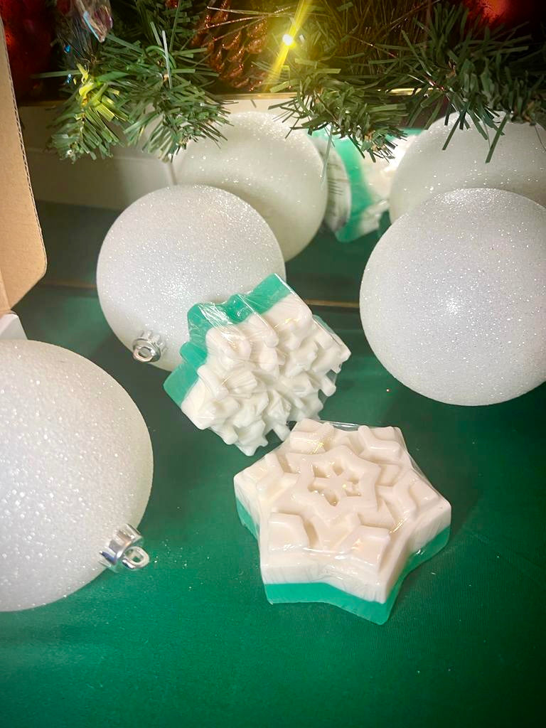 Snowflakes Natural Soap