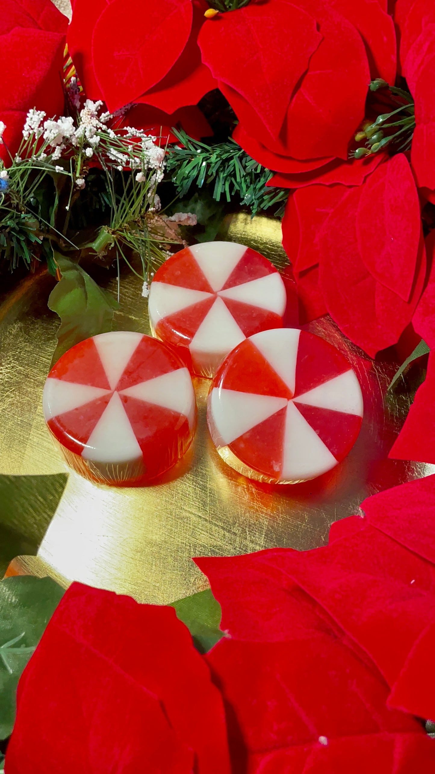 Peppermint Candy Cane Natural Soap