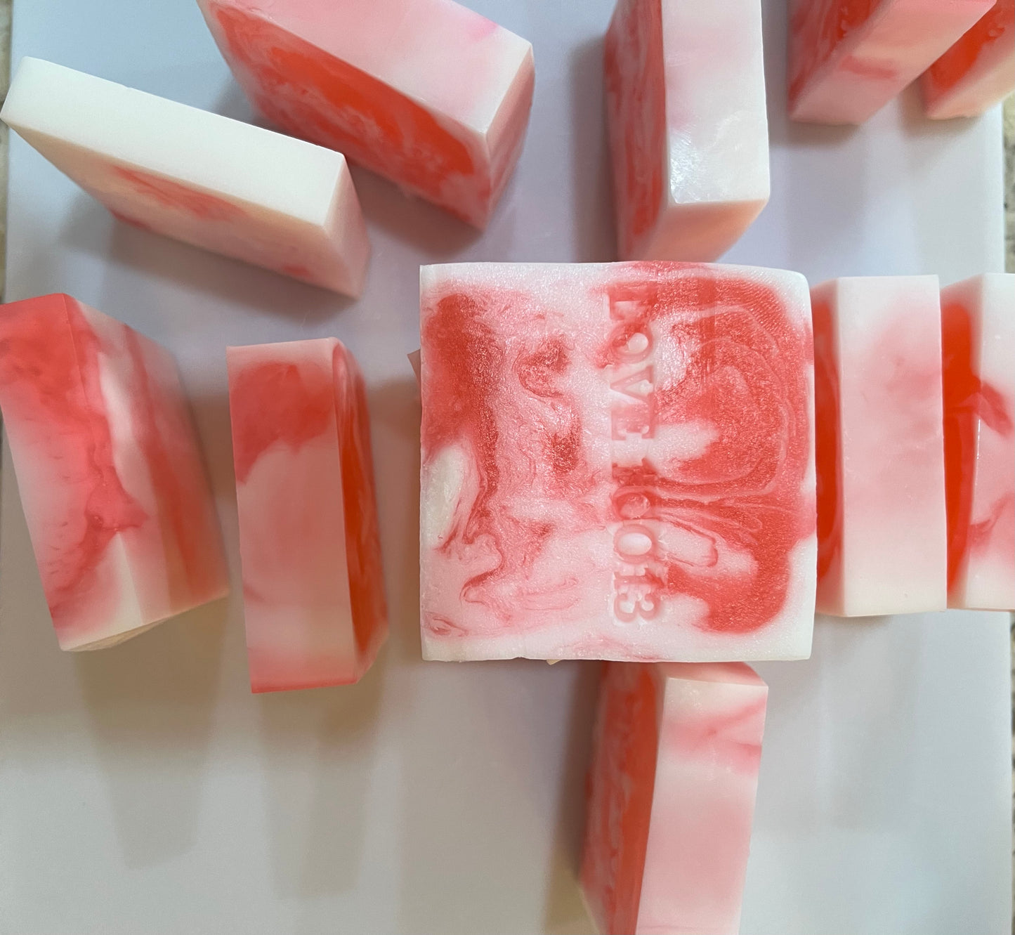 Peppermint Candy Cane Natural Soap