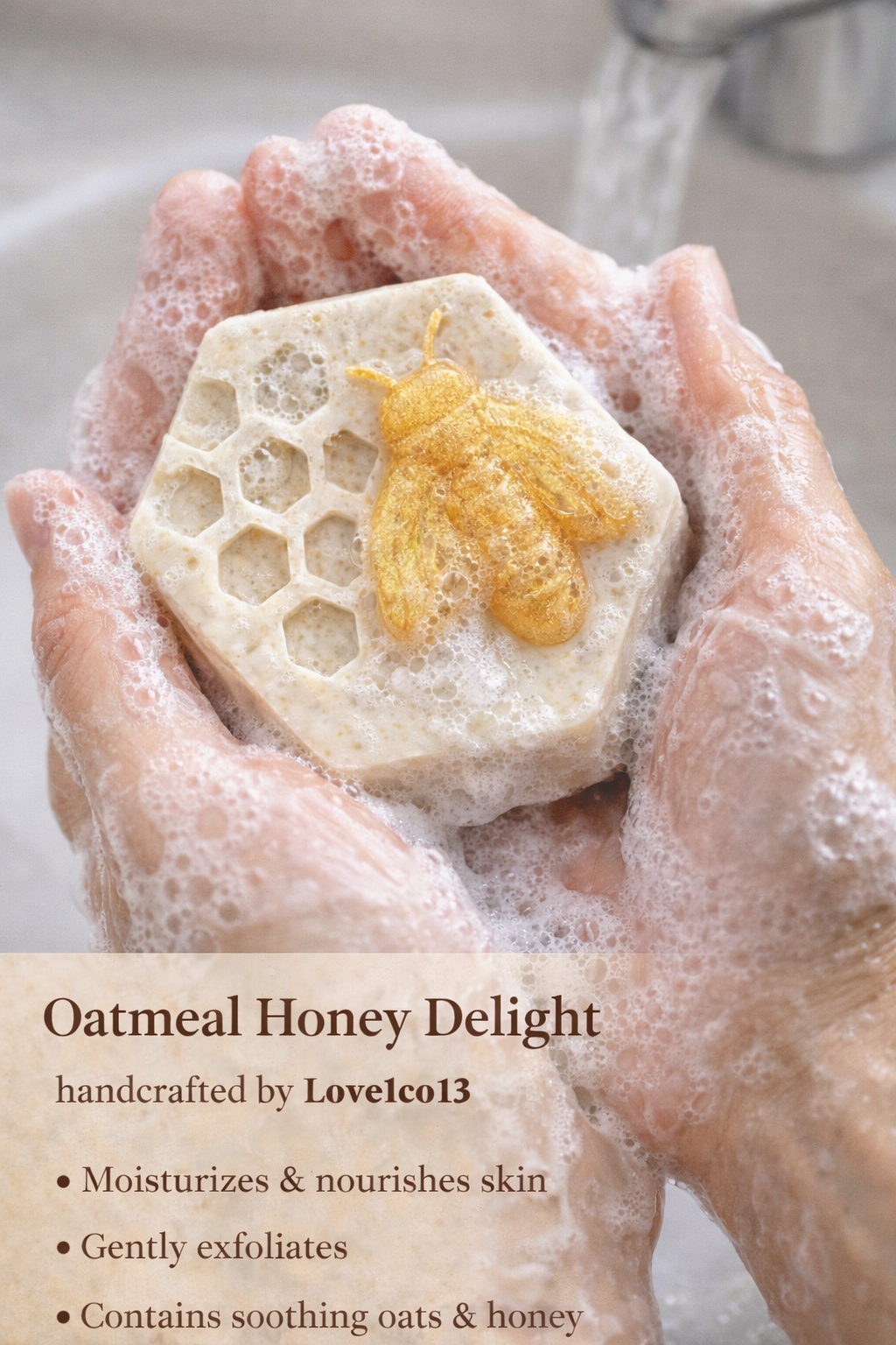 Oatmeal & Honey Delight Natural Soap