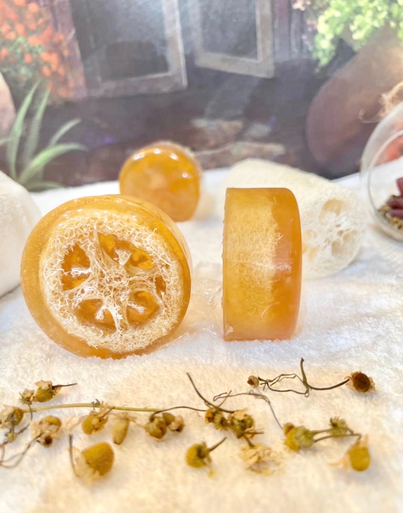 CHAMOMILE LOOFAH NATURAL SOAP