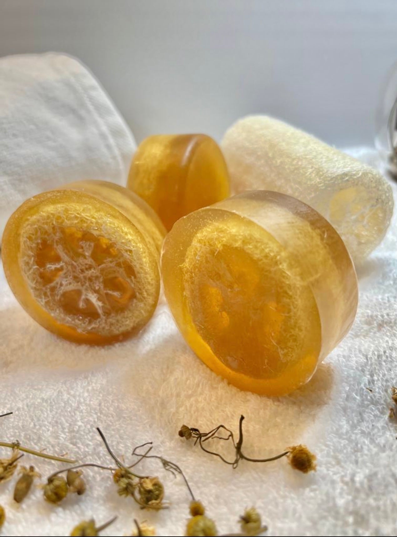 CHAMOMILE LOOFAH NATURAL SOAP